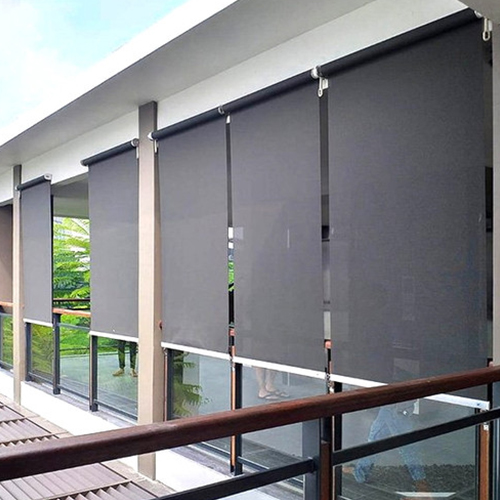 Roller blinds exrerior (satria cottage kuta Bali)